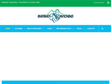 Tablet Screenshot of canyoning-italy.com
